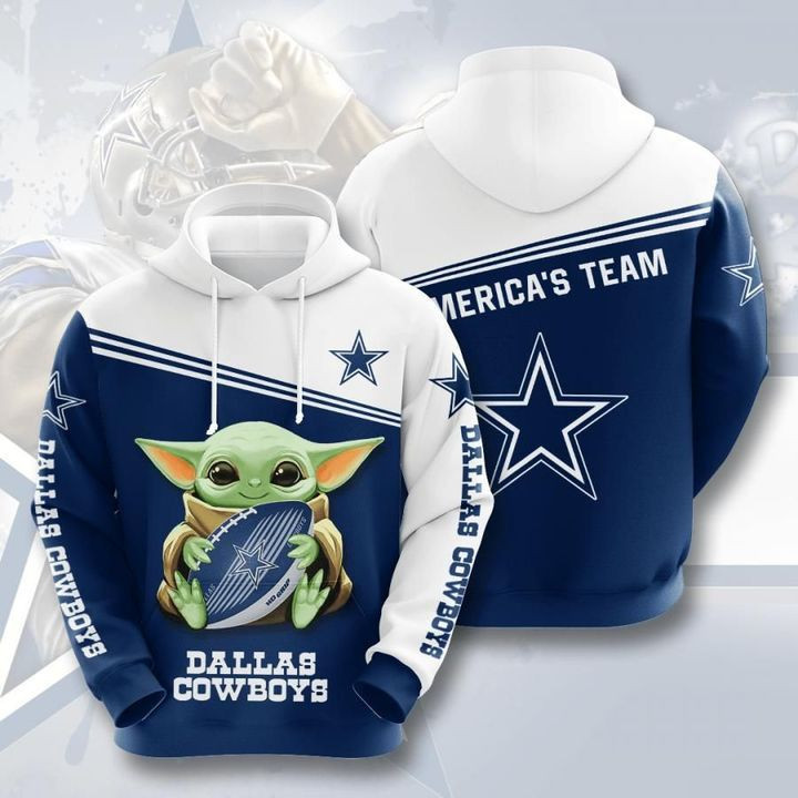 Dallas Cowboys 3D All Over Print Hoodie, Zip Hoodie