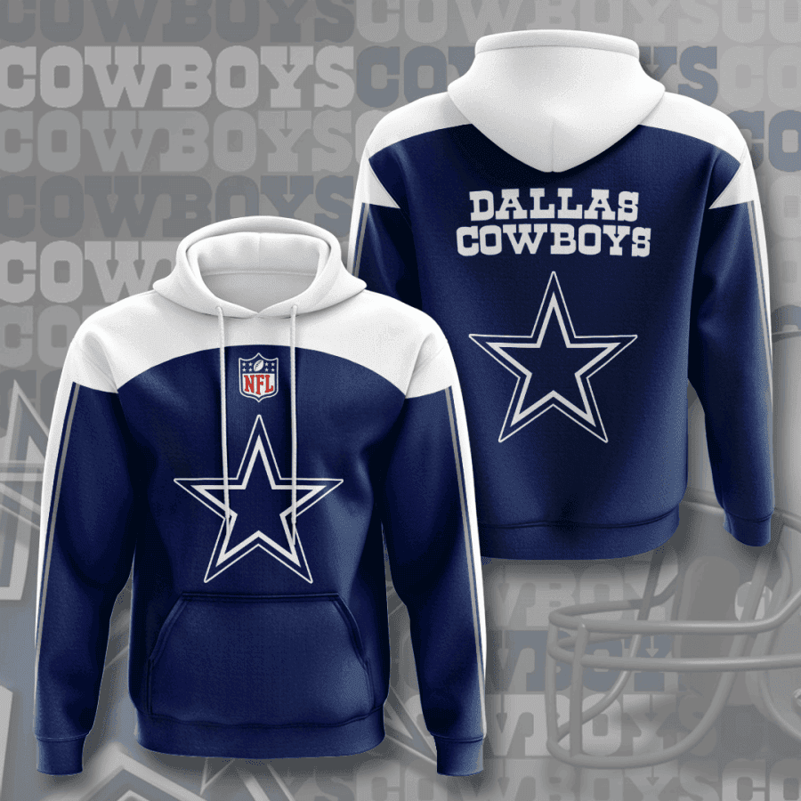Dallas Cowboys 3D All Over Print Hoodie, Zip Hoodie