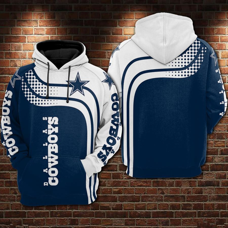 Dallas Cowboys 3D All Over Print Hoodie, Zip Hoodie