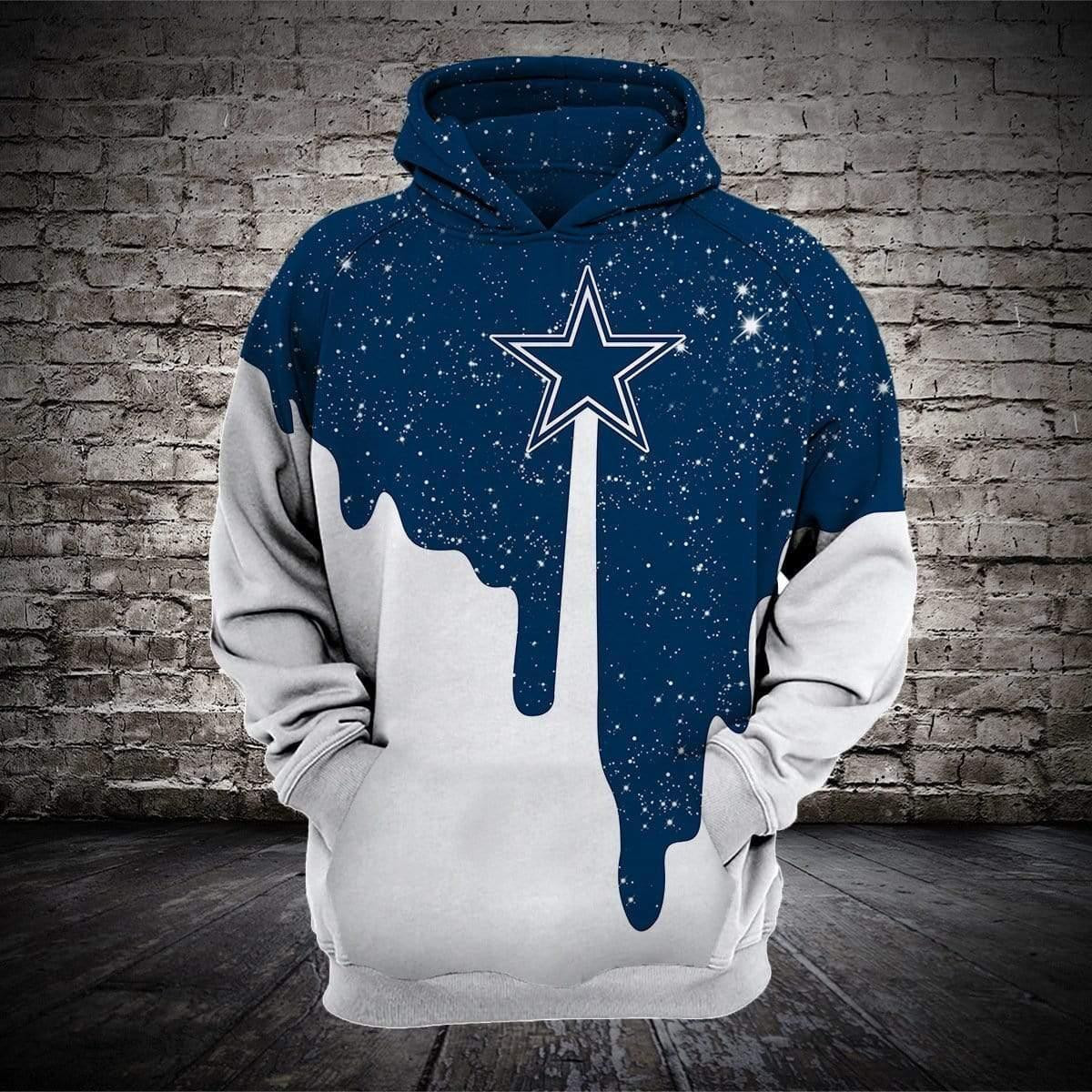 Dallas Cowboys 3D All Over Print Hoodie, Zip Hoodie