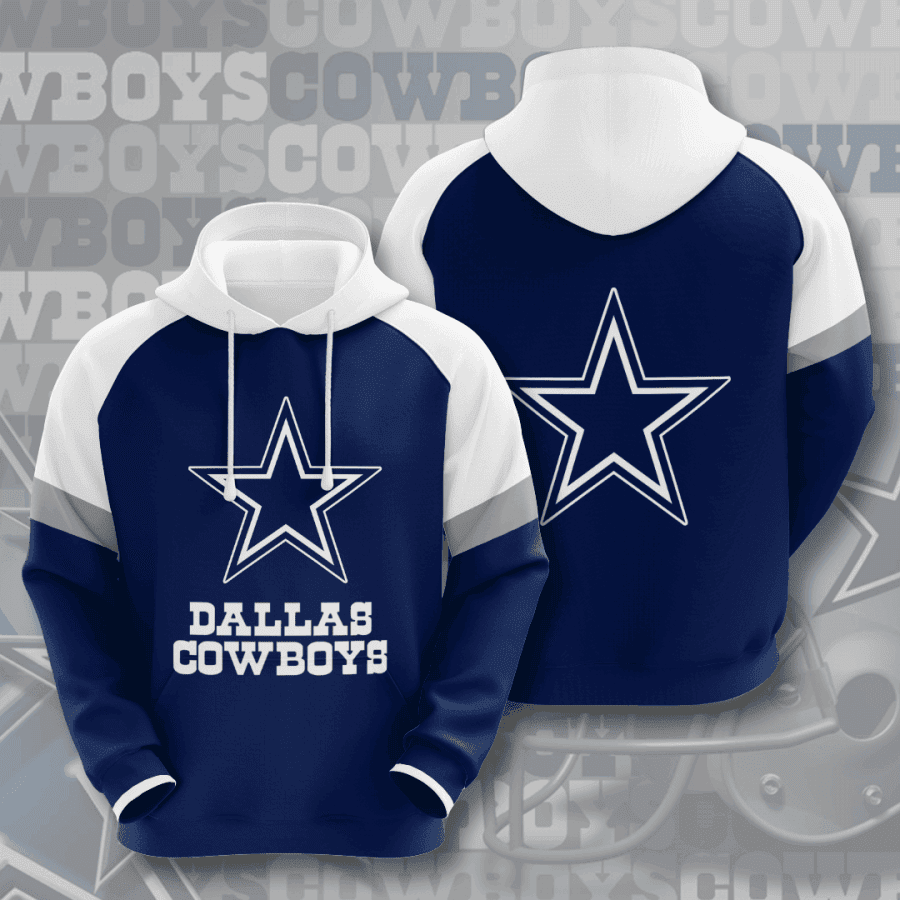 Dallas Cowboys 3D All Over Print Hoodie, Zip Hoodie
