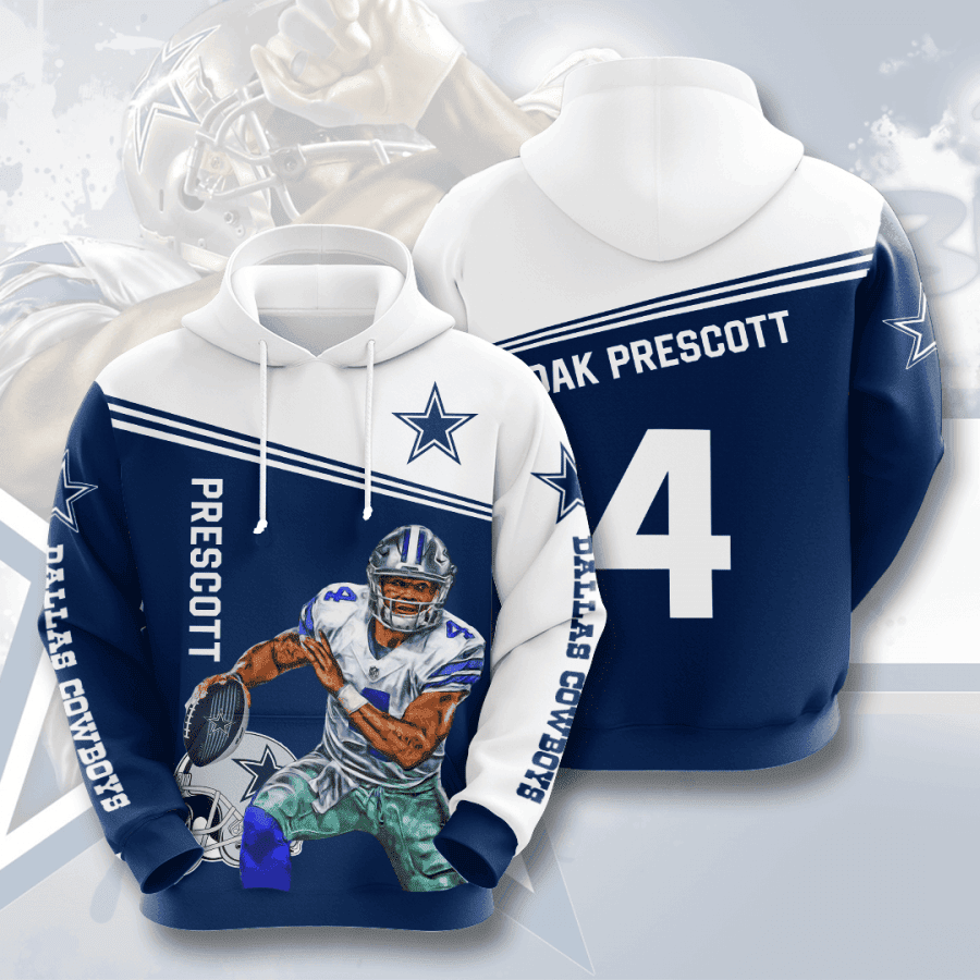Dallas Cowboys 3D All Over Print Hoodie, Zip Hoodie