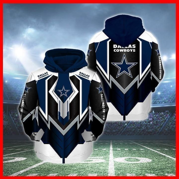 Dallas Cowboys 3D All Over Print Hoodie, Zip Hoodie