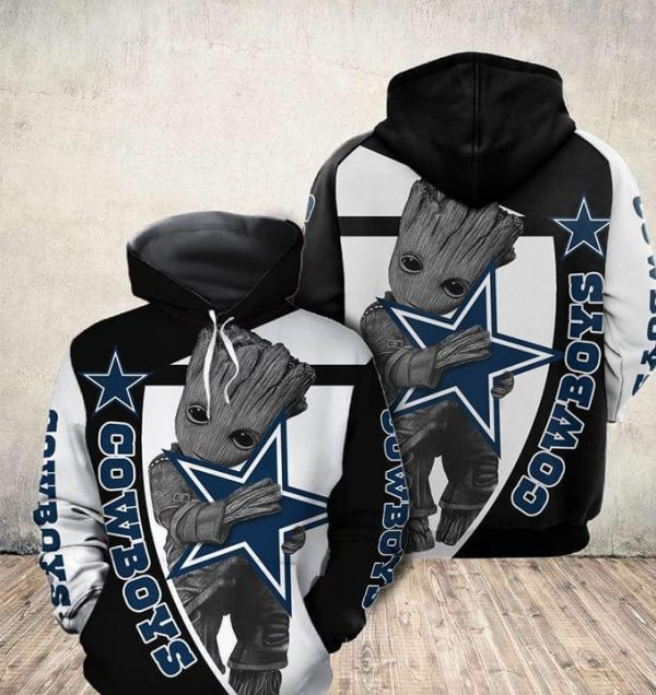 Dallas Cowboys 3D All Over Print Hoodie, Zip Hoodie