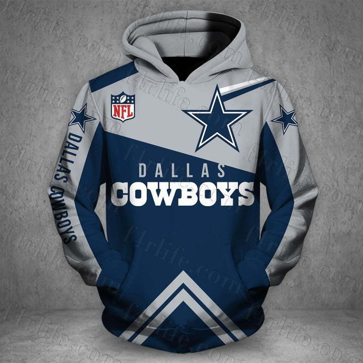 Dallas Cowboys 3D All Over Print Hoodie, Zip Hoodie
