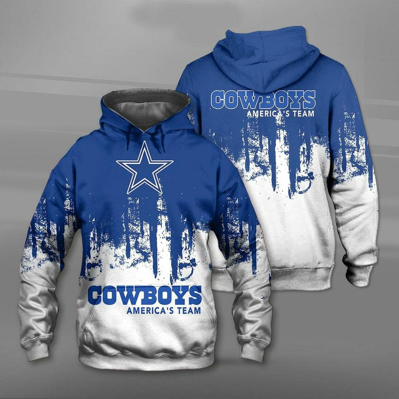 Dallas Cowboys 3D All Over Print Hoodie, Zip Hoodie