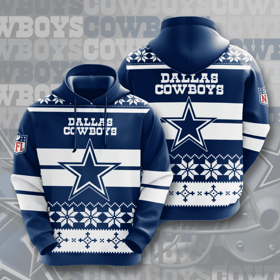 Dallas Cowboys 3D All Over Print Hoodie, Zip Hoodie