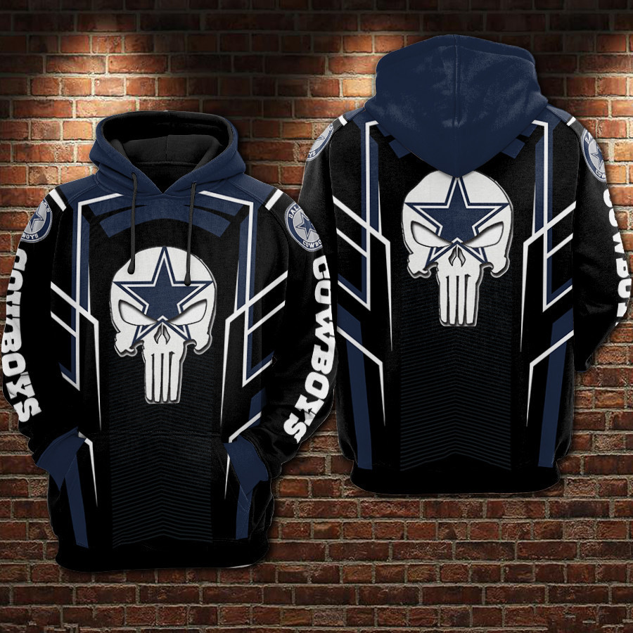 Dallas Cowboys 3D All Over Print Hoodie, Zip Hoodie