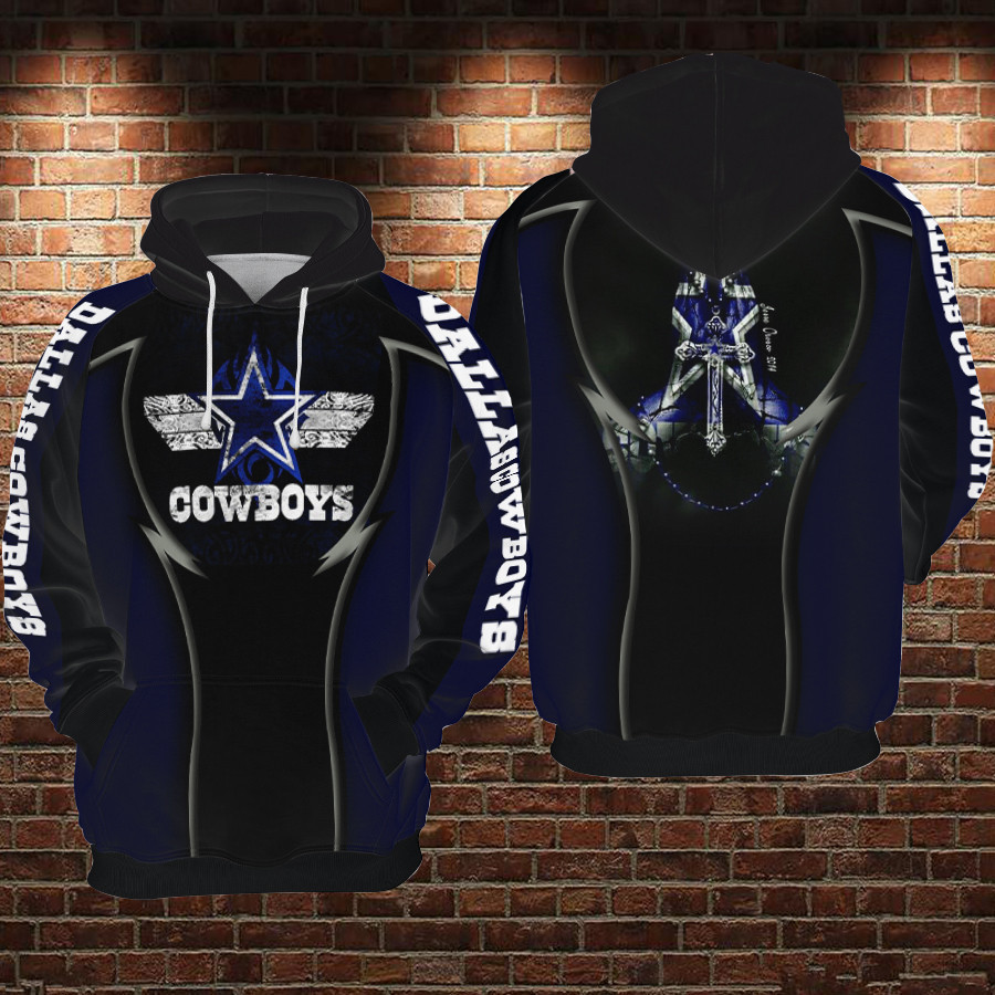 Dallas Cowboys 3D All Over Print Hoodie, Zip Hoodie