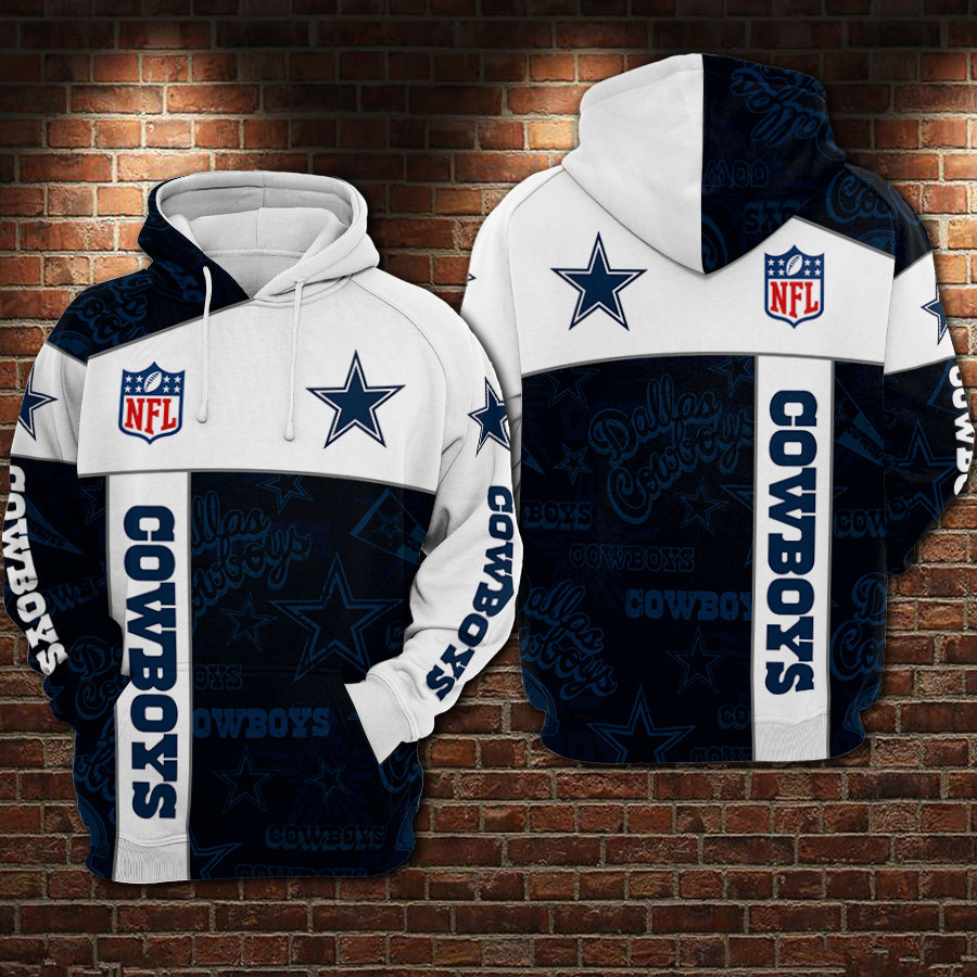 Dallas Cowboys 3D All Over Print Hoodie, Zip Hoodie