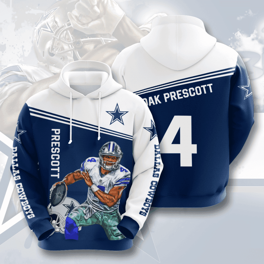 Dallas Cowboys 3D All Over Print Hoodie, Zip Hoodie
