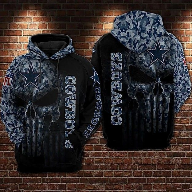 DALLAS COWBOYS 3D All Over Print Hoodie, Zip Hoodie