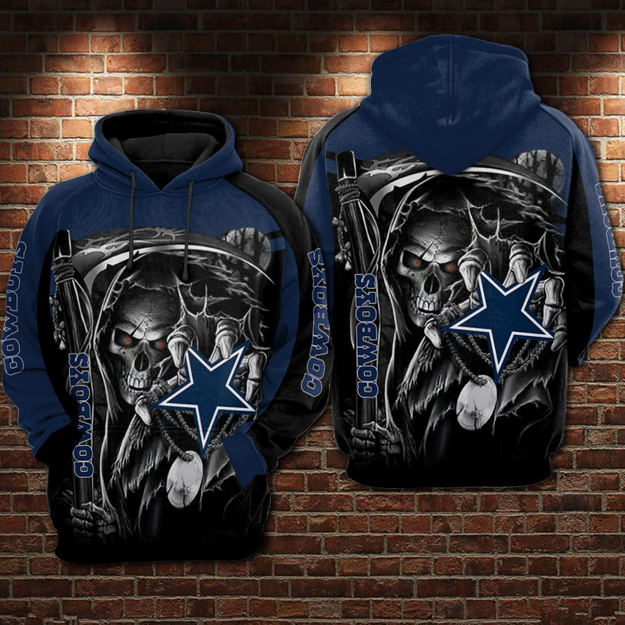 Dallas Cowboys 3D All Over Print Hoodie, Zip Hoodie