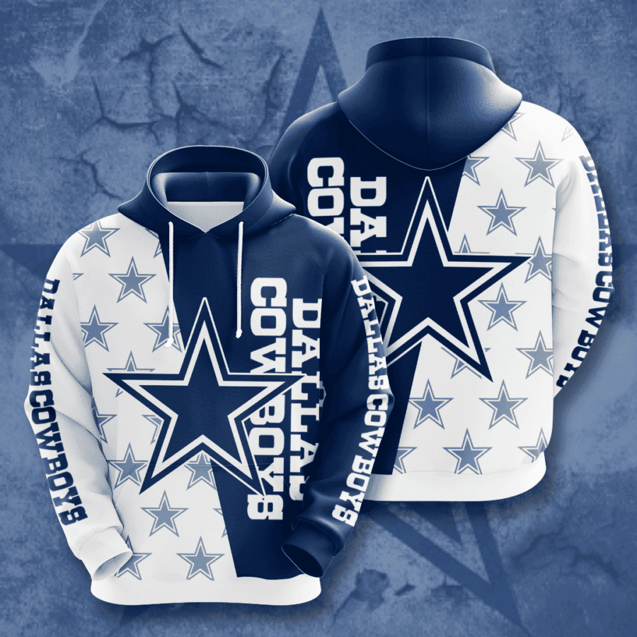 Dallas Cowboys 3D All Over Print Hoodie, Zip Hoodie