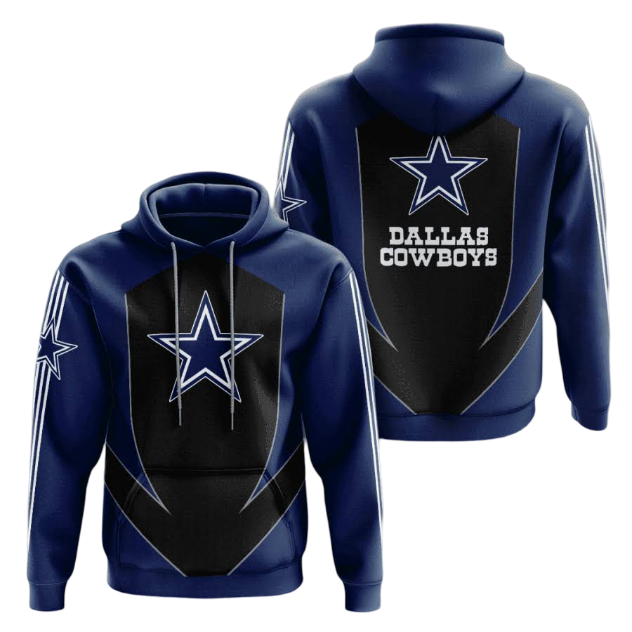 Dallas Cowboys 3D All Over Print Hoodie, Zip Hoodie