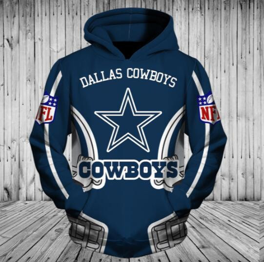 Dallas Cowboys 3D All Over Print Hoodie, Zip Hoodie