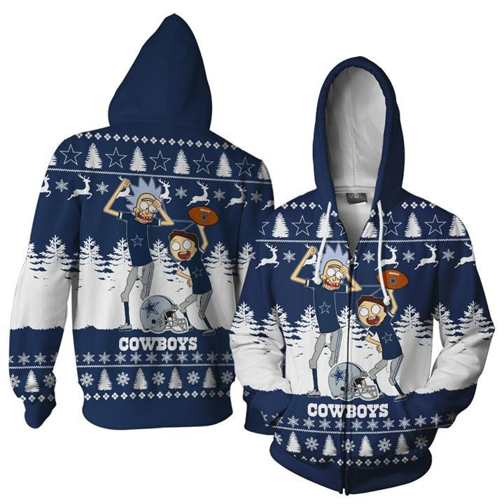 Dallas Cowboys 3D All Over Print Hoodie, Zip Hoodie