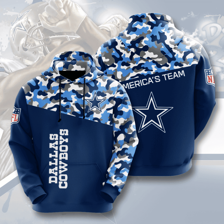 Dallas Cowboys 3D All Over Print Hoodie, Zip Hoodie