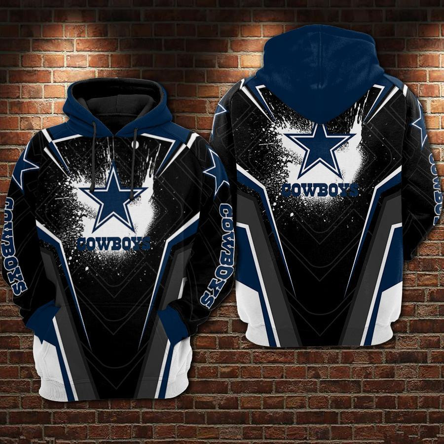 Dallas Cowboys 3D All Over Print Hoodie, Zip Hoodie