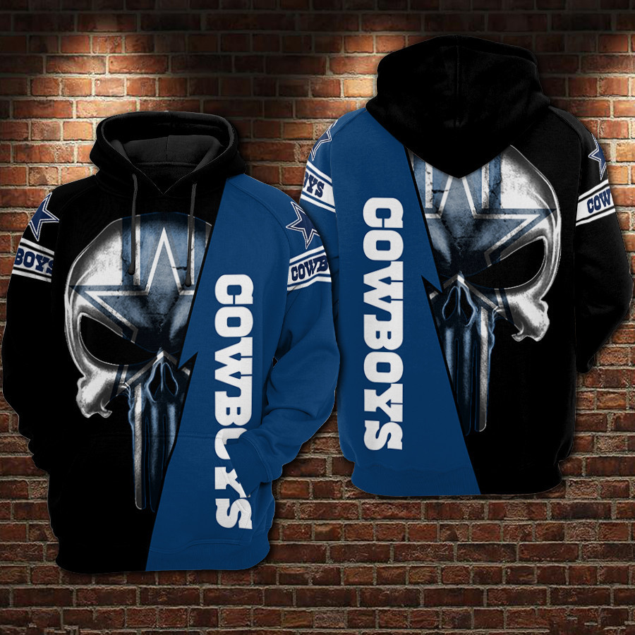 Dallas Cowboys 3D All Over Print Hoodie, Zip Hoodie