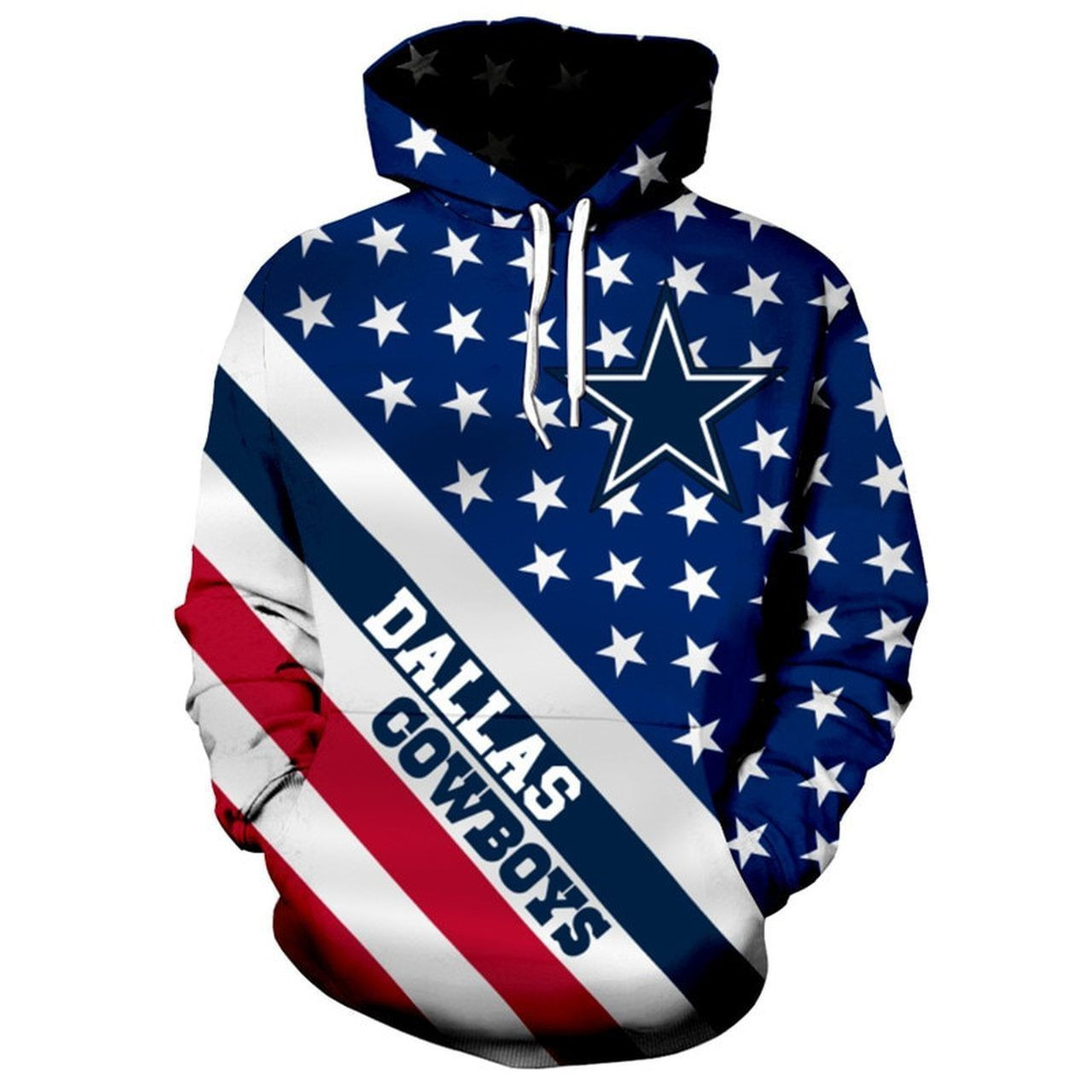 Dallas Cowboys 3D All Over Print Hoodie, Zip Hoodie