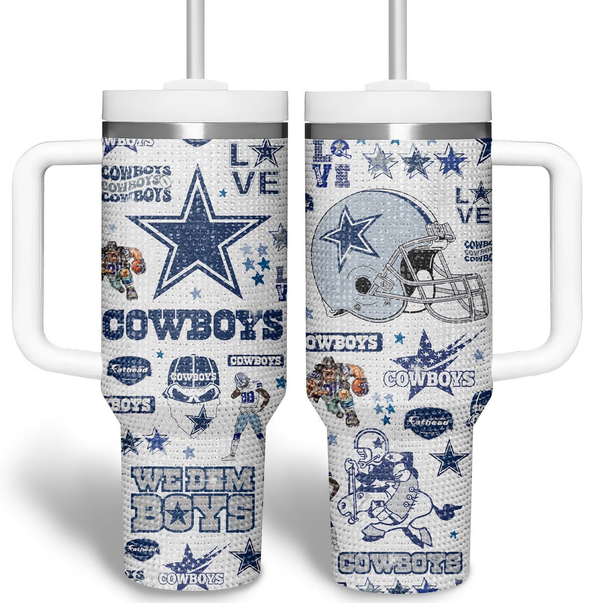 Dallas Cowboys Bling NFL Custom Stanley Cup 40 oz 30 oz Tumbler With HandleTVC2301741