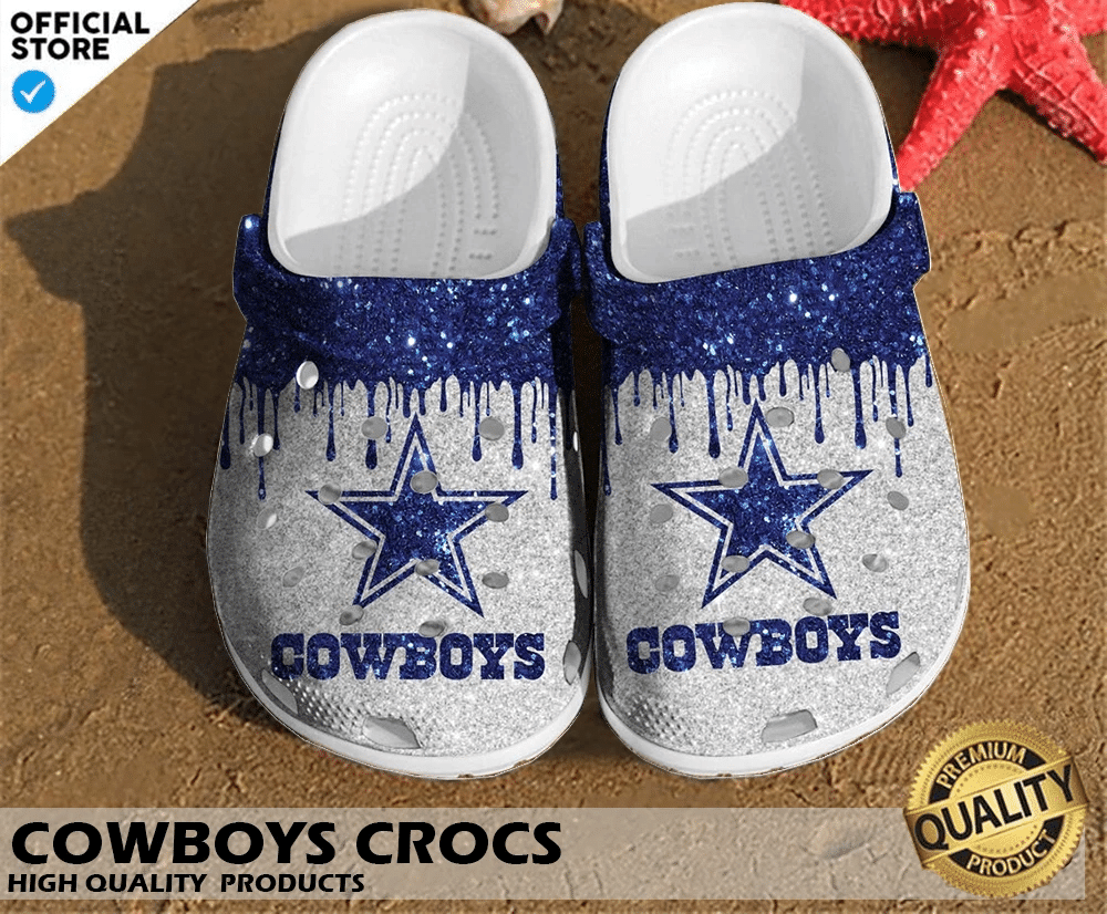 Dallas Cowboys Crocs Clog Shoes