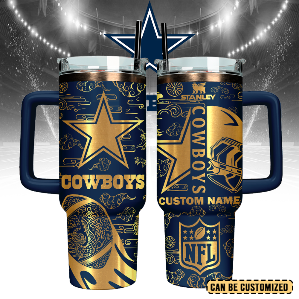 Dallas Cowboys Custom Stanley Cup 40 oz 30 oz Tumbler With HandleTVC2301107