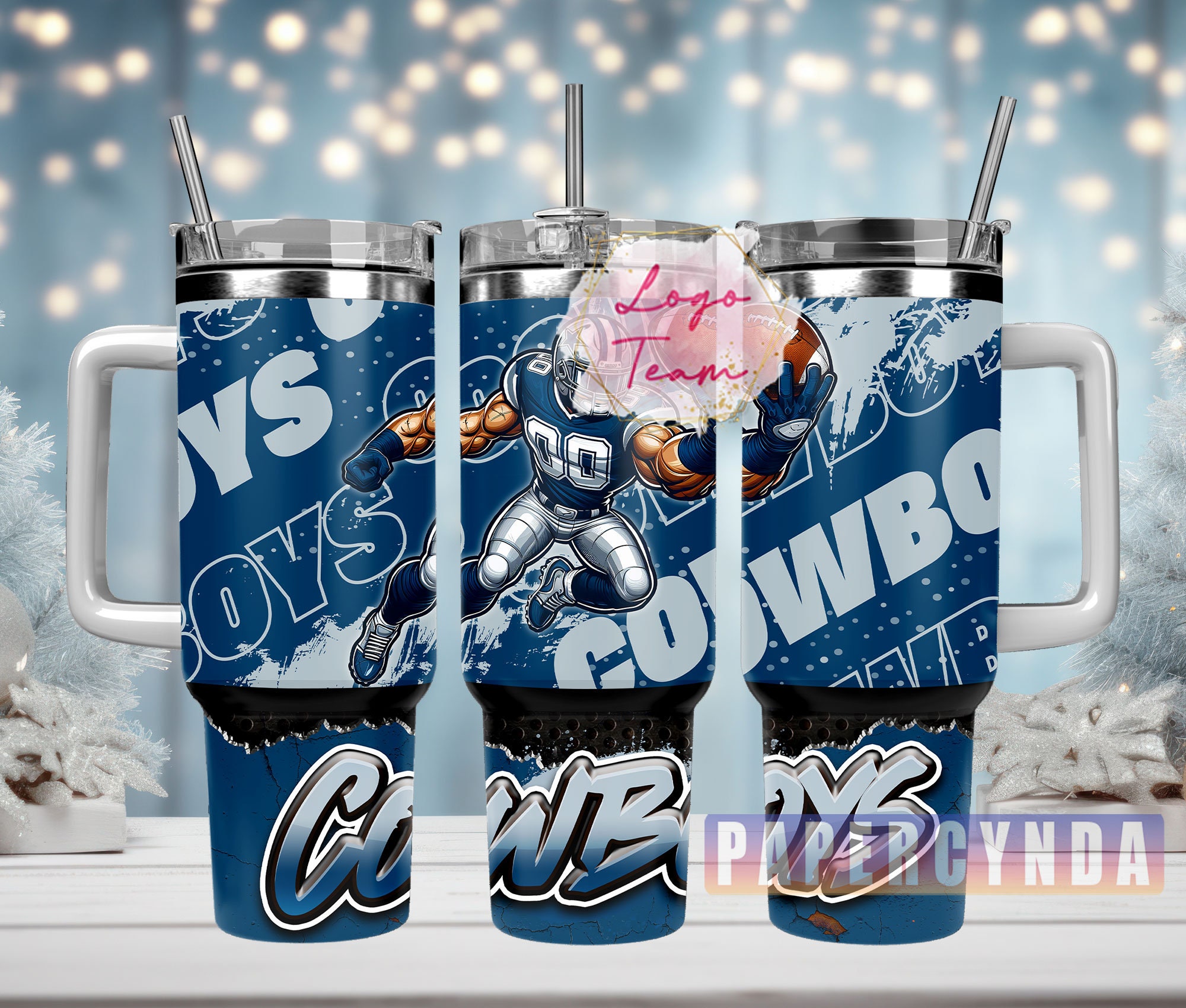 Dallas Cowboys Custom Stanley Cup 40 oz 30 oz Tumbler With HandleTVC2301832