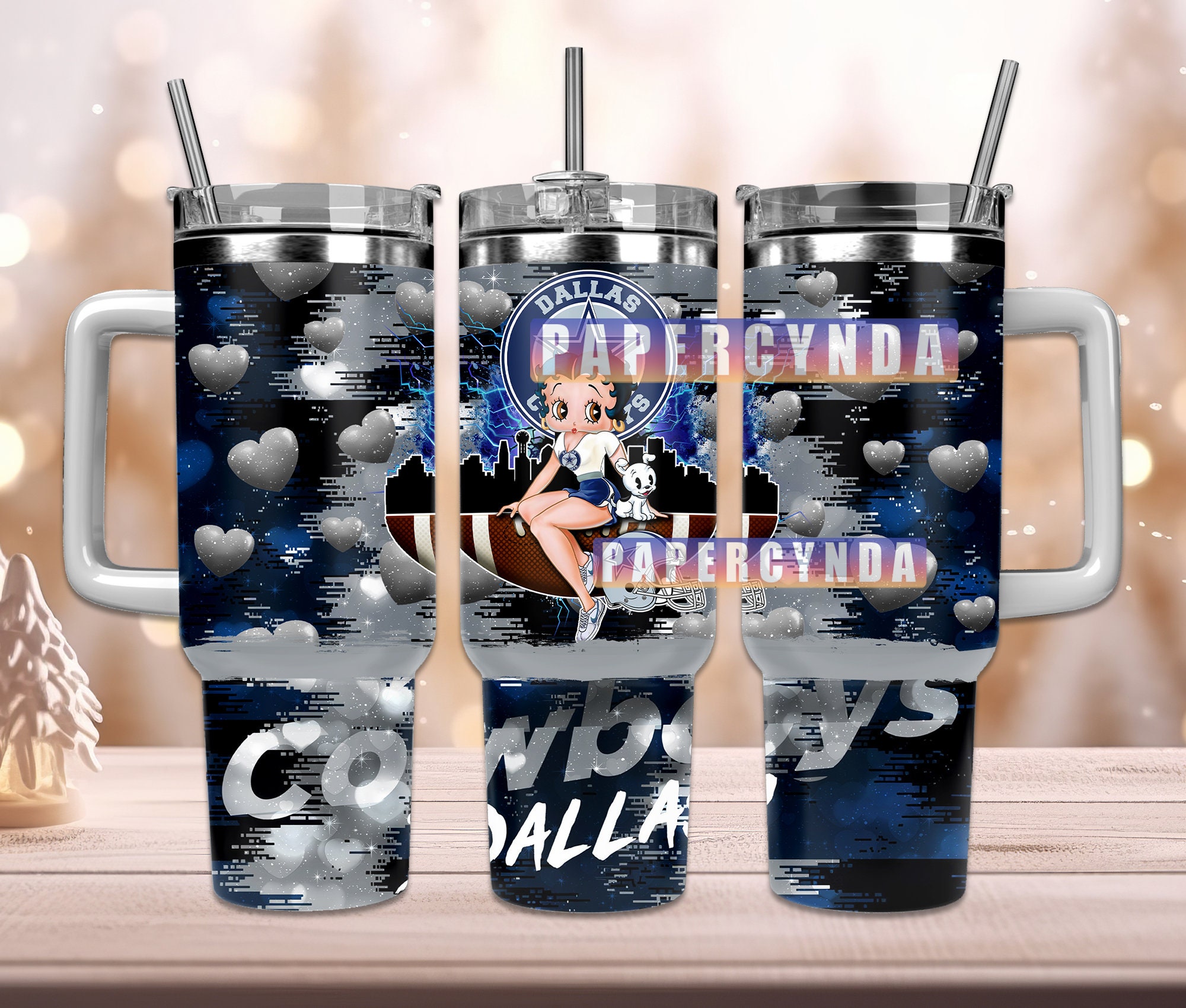 Dallas Cowboys Custom Stanley Cup 40 oz 30 oz Tumbler With HandleTVC2301833