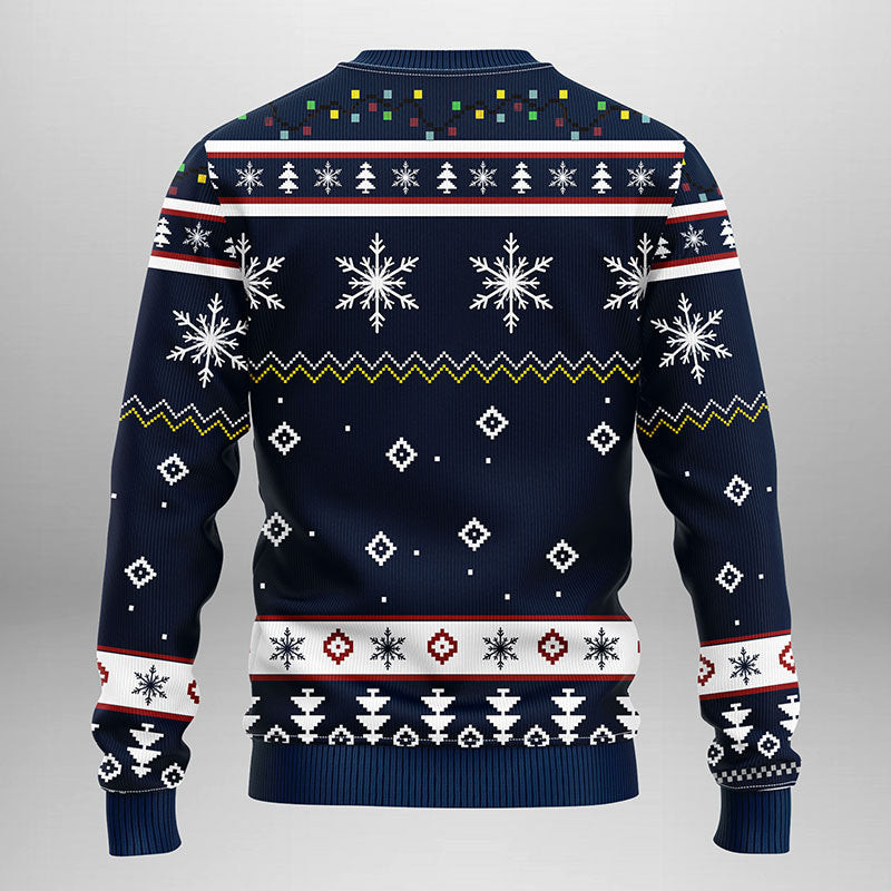 Dallas Cowboys Funny Grinch Ugly Christmas Sweater Adult 3D Funny Matching for family - Image 2