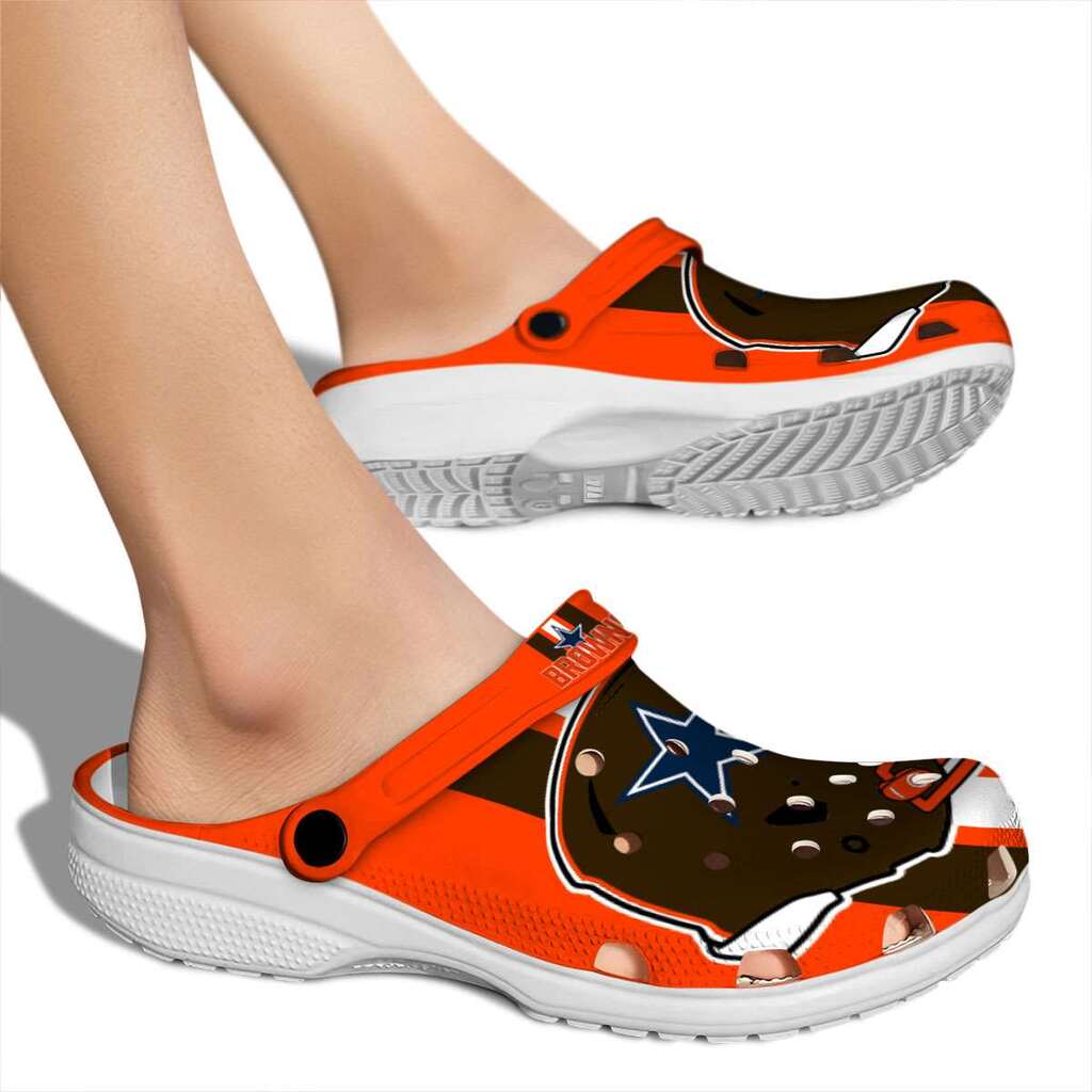 Dallas Cowboys Helmet Stripes ClogTVC1801151 - Image 2