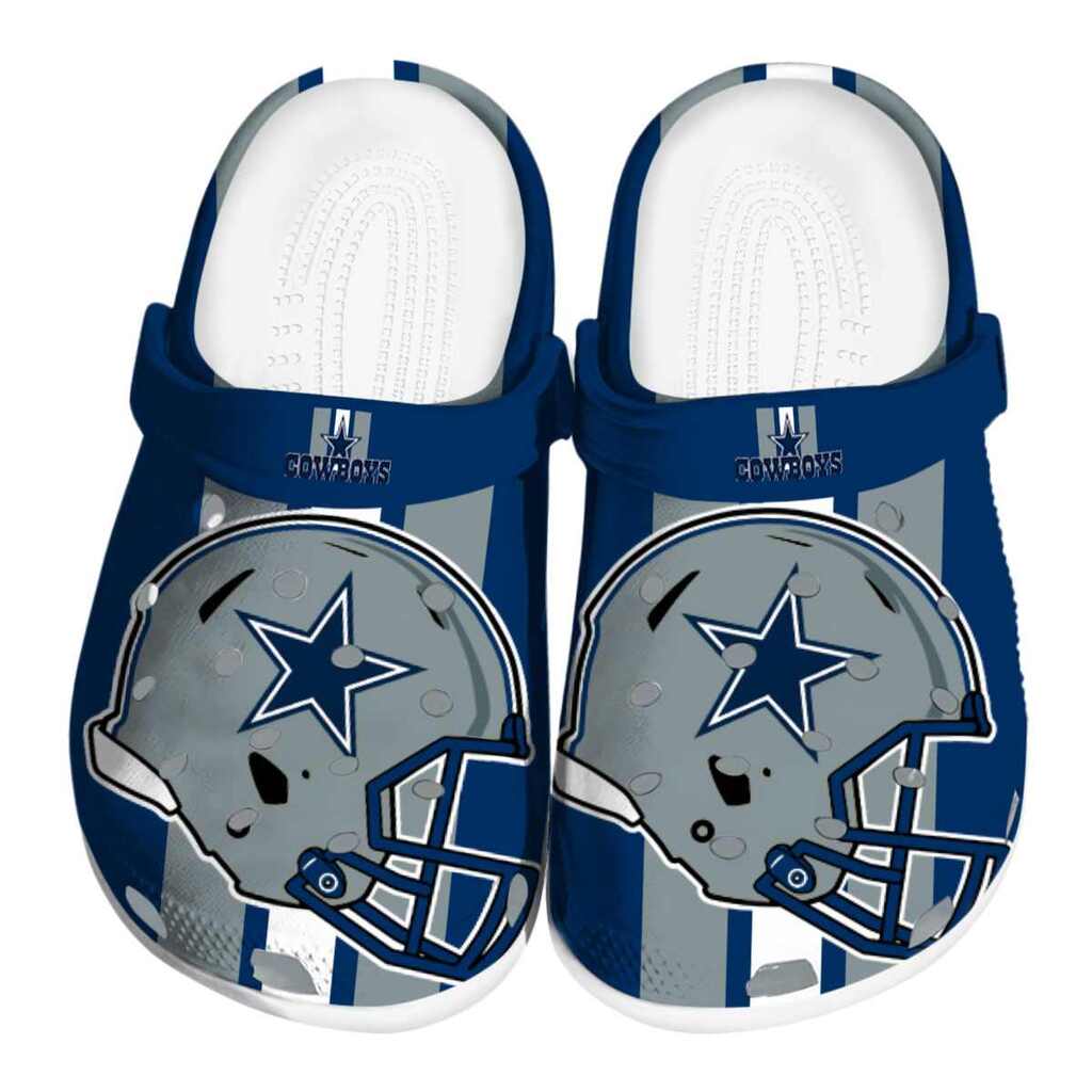 Dallas Cowboys Helmet Stripes ClogTVC1801151