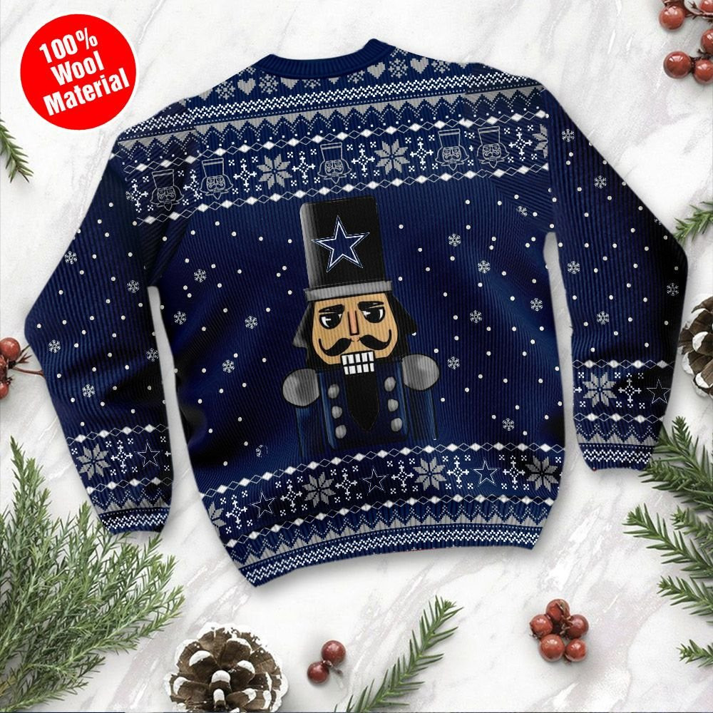 Dallas Cowboys I Am Not A Player I Just Crush Alot Ugly Christmas Sweater Adult 3D Funny Matching for family - Image 3
