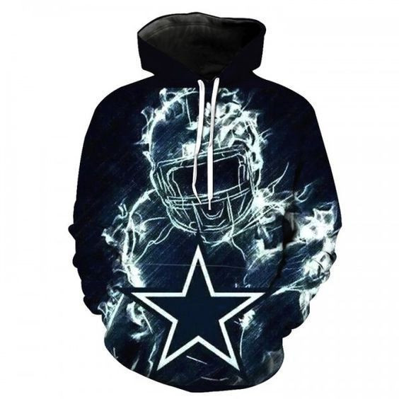 Dallas Cowboys Ice Hot 3D All Over Print Hoodie, Zip Hoodie