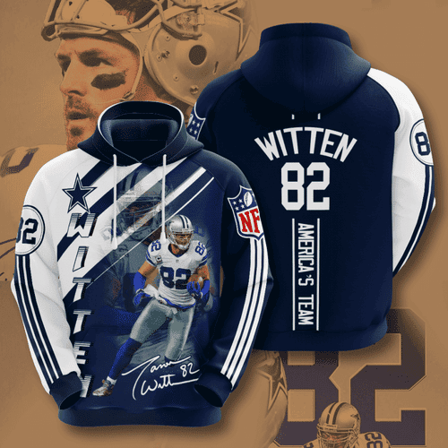 Dallas Cowboys Jason Witten 3D All Over Print Hoodie, Zip Hoodie