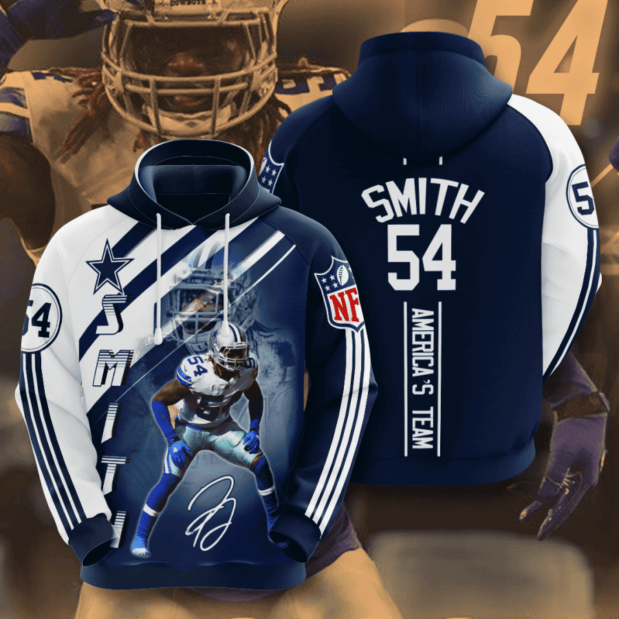 Dallas Cowboys Jaylon Smith 3D All Over Print Hoodie, Zip Hoodie