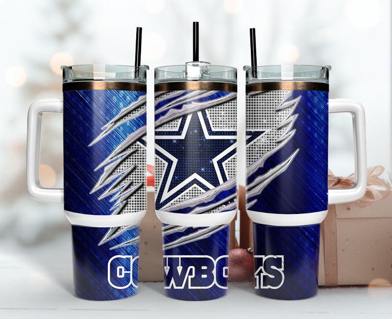 Dallas Cowboys NFL Custom Stanley Cup 40 oz 30 oz Tumbler With HandleTVC2301141