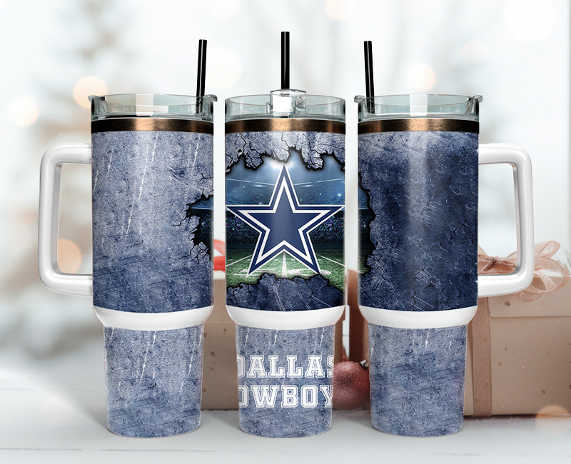 Dallas Cowboys NFL Custom Stanley Cup 40 oz 30 oz Tumbler With HandleTVC2301146