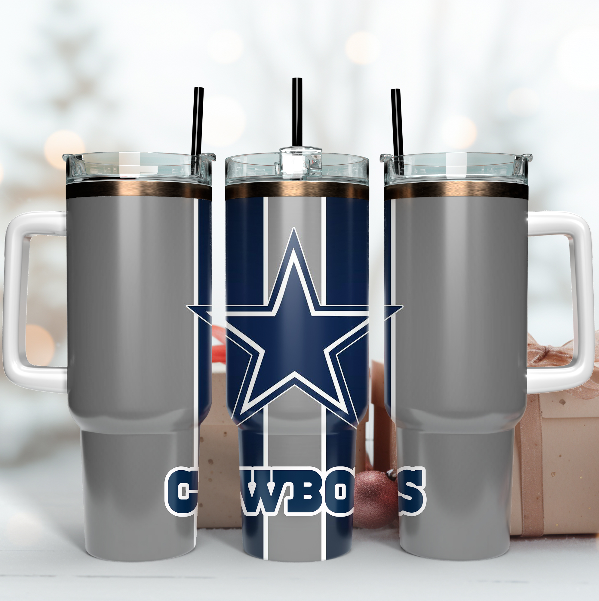 Dallas Cowboys NFL Custom Stanley Cup 40 oz 30 oz Tumbler With HandleTVC2301167