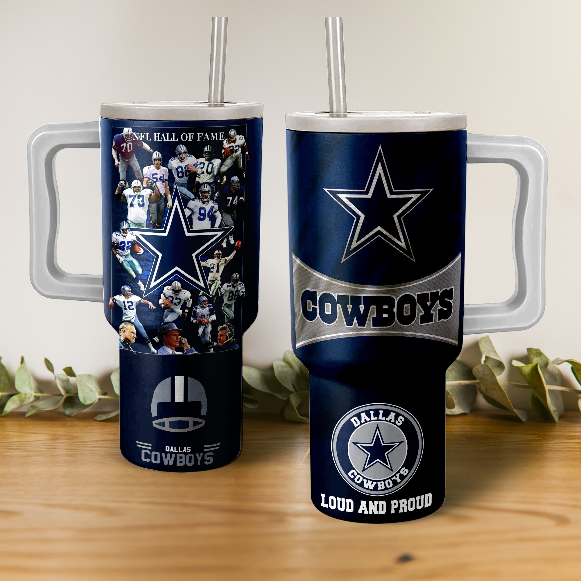 Dallas Cowboys NFL Custom Stanley Cup 40 oz 30 oz Tumbler With HandleTVC2301274