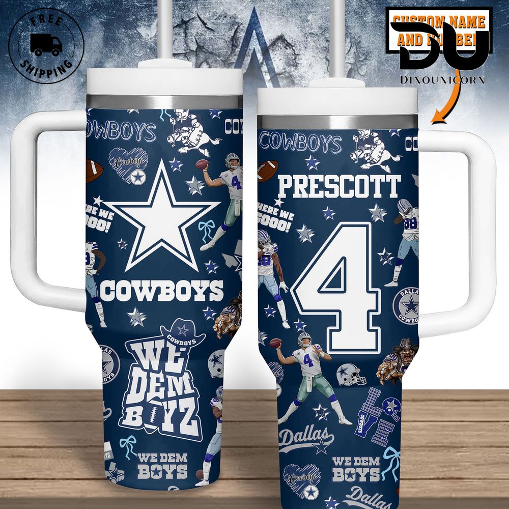 Dallas Cowboys NFL Custom Stanley Cup 40 oz 30 oz Tumbler With HandleTVC2301711