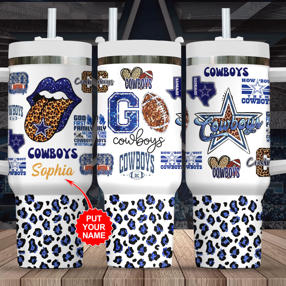 Dallas Cowboys NFL Custom Stanley Cup 40 oz 30 oz Tumbler With HandleTVC2301721