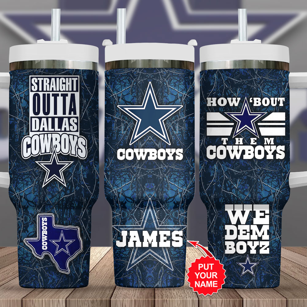 Dallas Cowboys NFL Custom Stanley Cup 40 oz 30 oz Tumbler With HandleTVC2301721