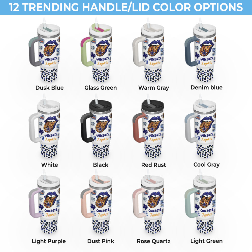 Dallas Cowboys NFL Custom Stanley Cup 40 oz 30 oz Tumbler With HandleTVC2301721 - Image 4