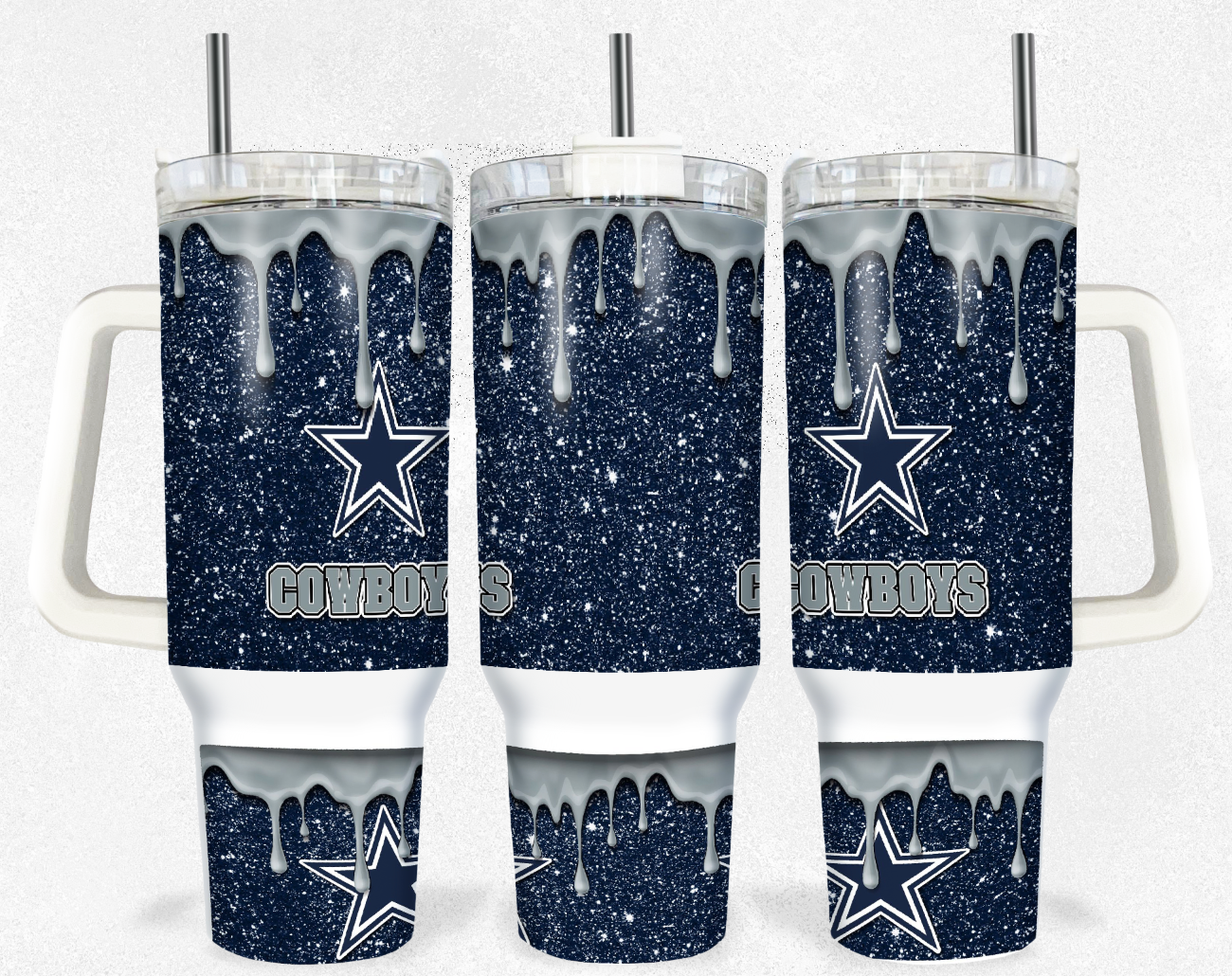 Dallas Cowboys NFL Custom Stanley Cup 40 oz 30 oz Tumbler With HandleTVC230190
