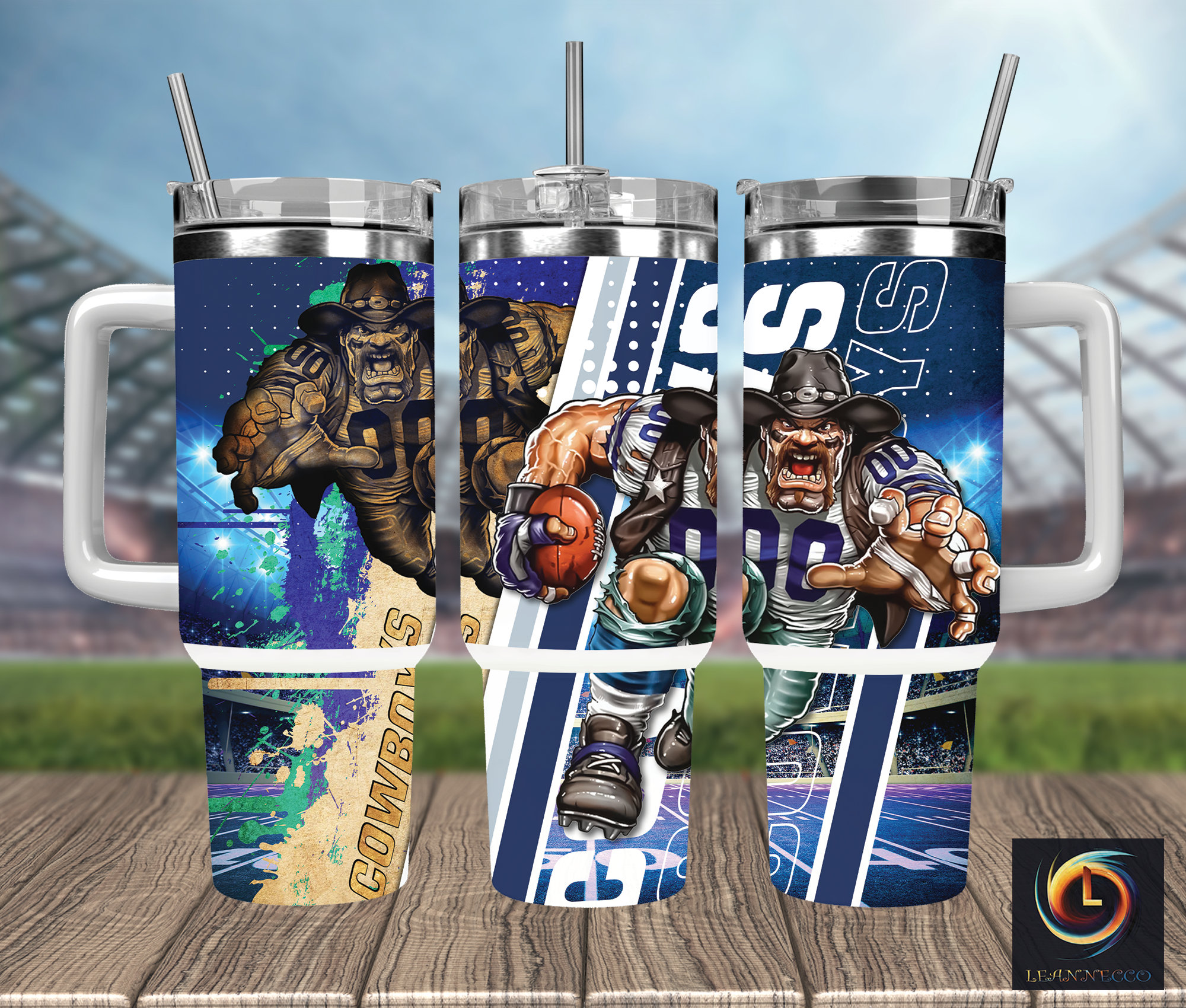 Dallas Cowboys NFL Mascot Custom Stanley Cup 40 oz 30 oz Tumbler With HandleTVC2301986