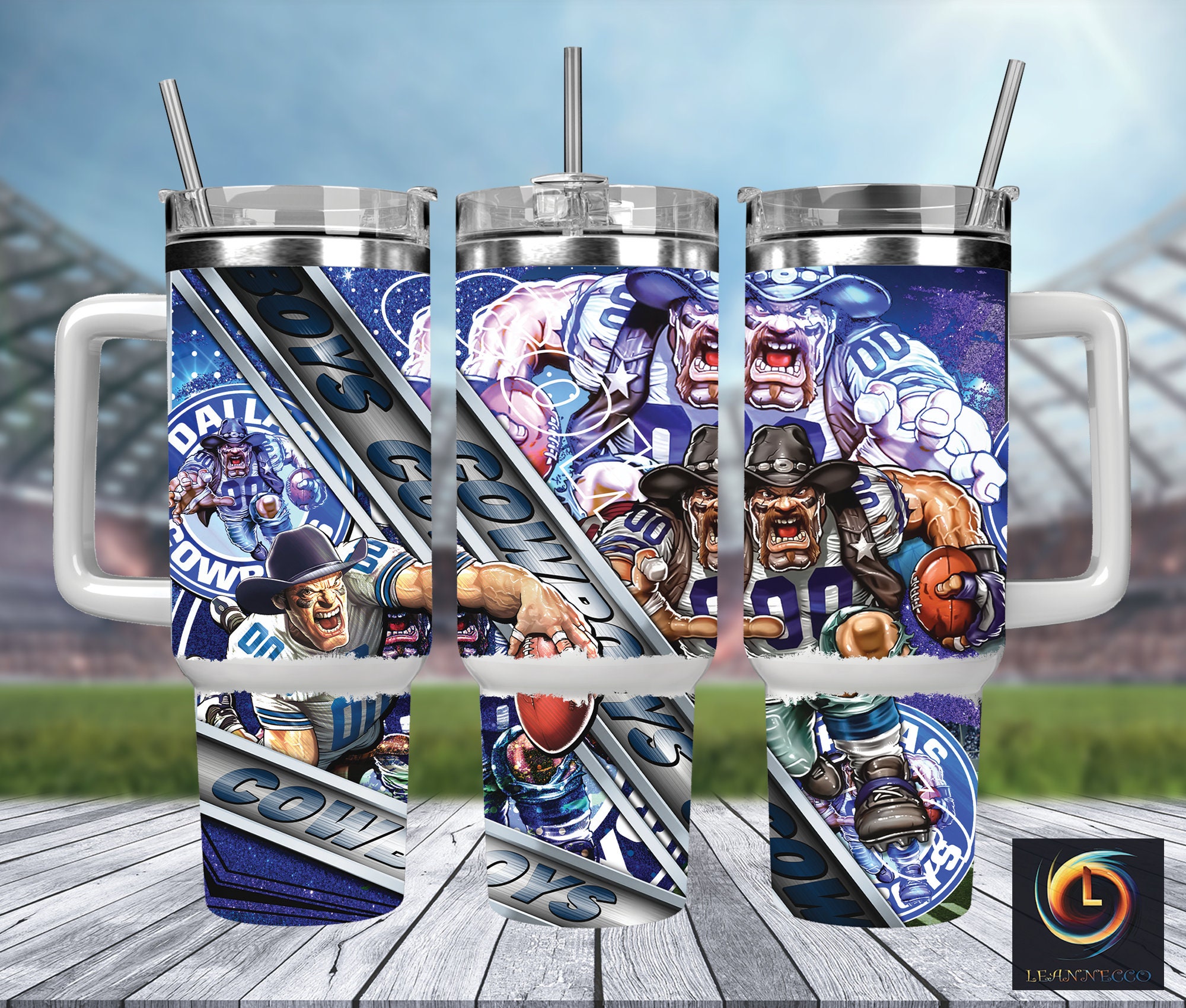 Dallas Cowboys NFL Mascot Custom Stanley Cup 40 oz 30 oz Tumbler With HandleTVC2301987
