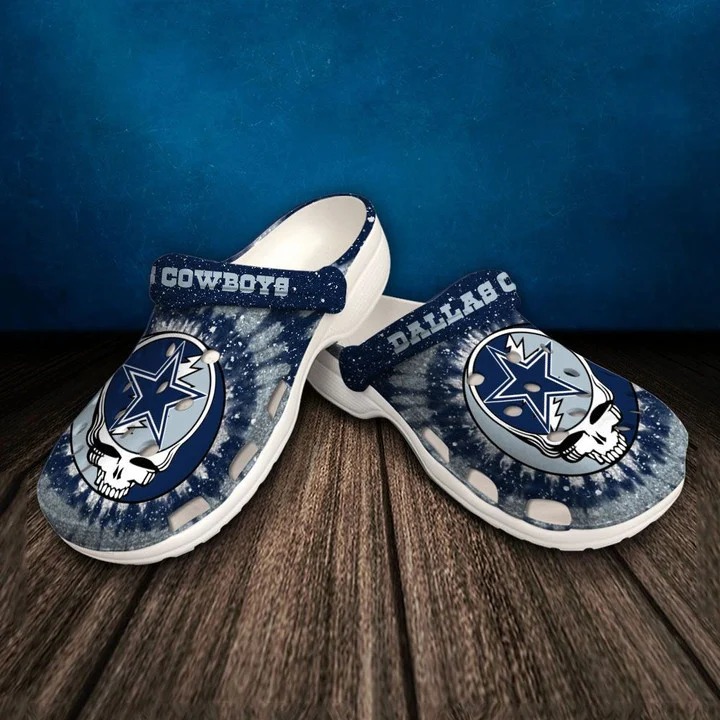 Dallas Cowboys NFL Sport Crocs Crocband Clogs Shoes Comfortable For Men Women and Kids