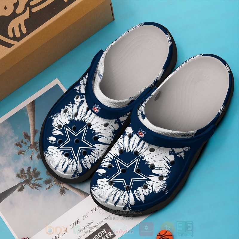 Dallas Cowboys NFL Sport Crocs Crocband Clogs Shoes Comfortable For Men Women and Kids